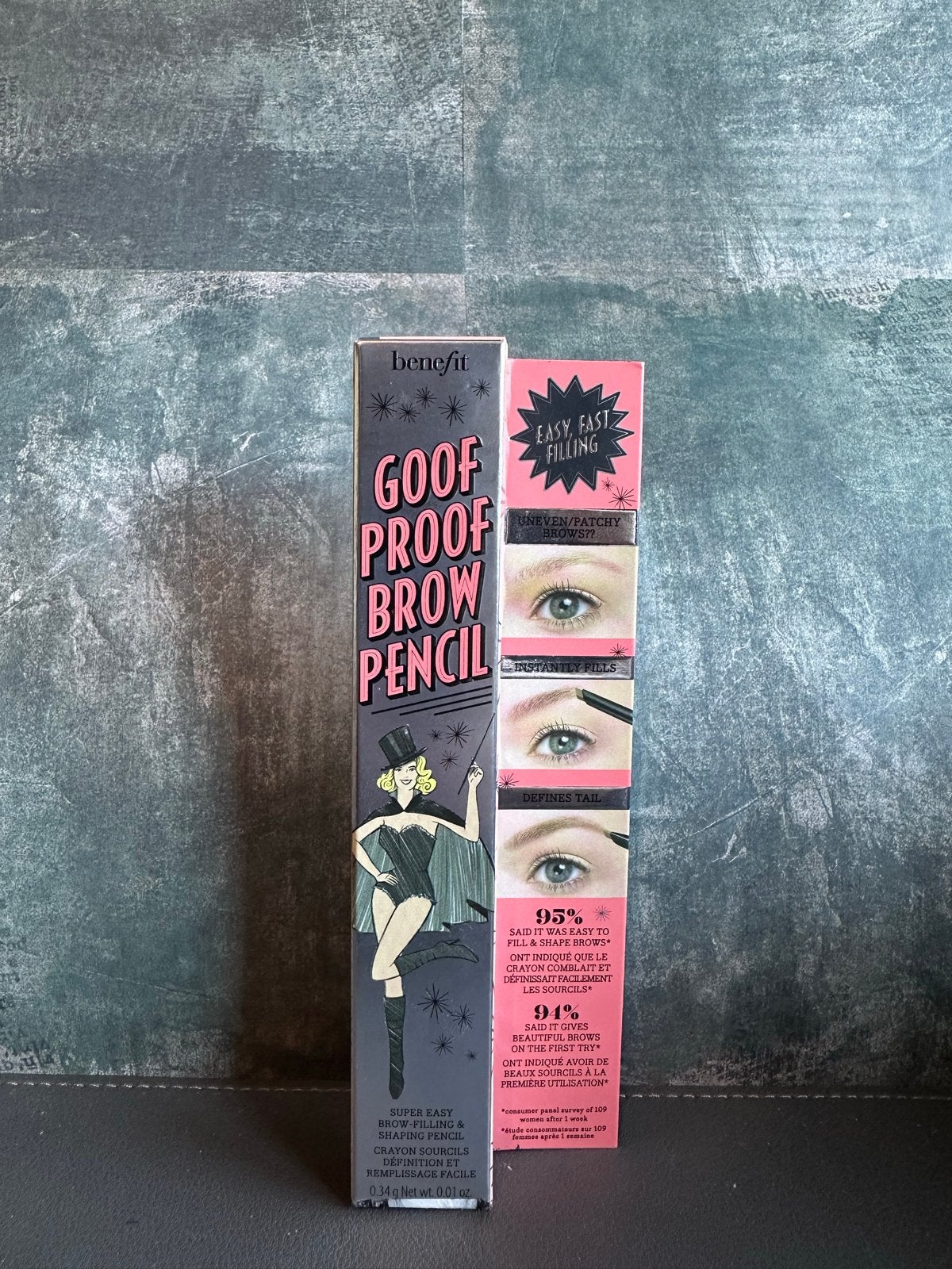 Benefit Goof Proof Brow Pencil - Nummer 1 (Nieuw), Ogen, Bruin, Nieuw, Ophalen of Verzenden