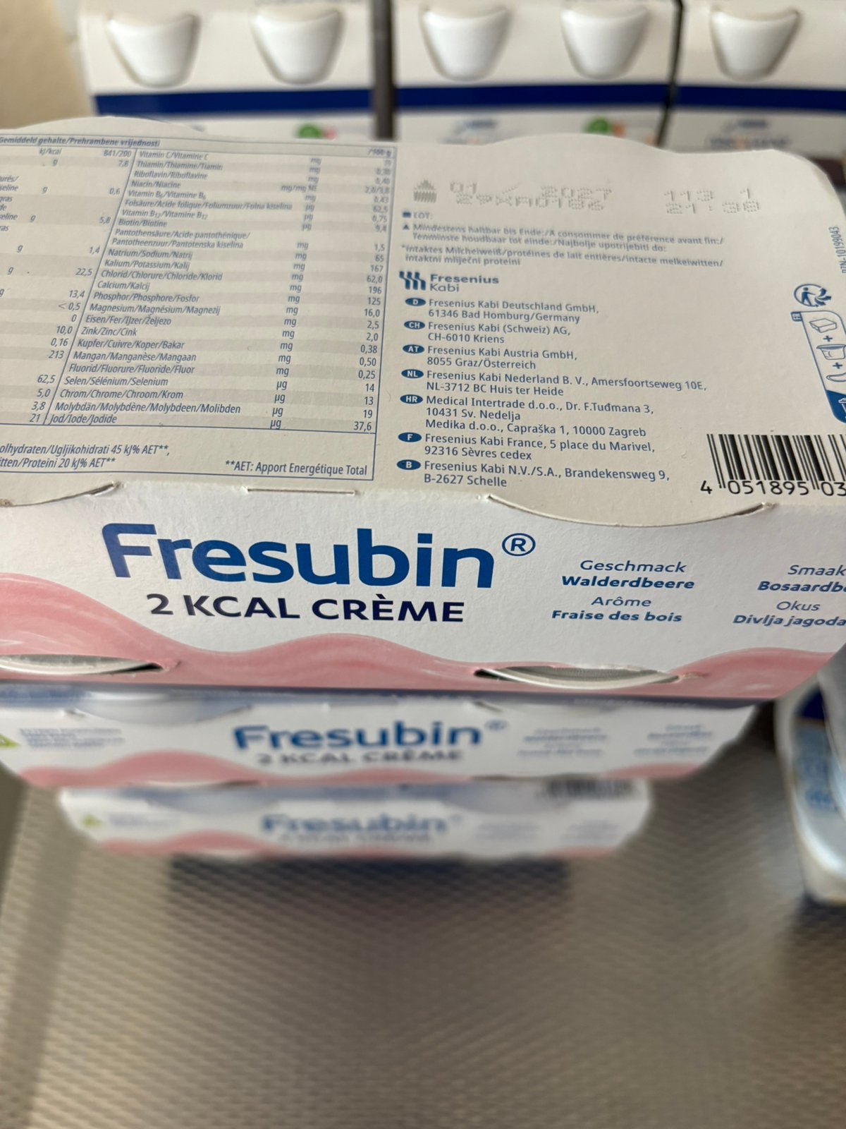 MOET WEG partij Resource Ultra / Fresubin creme drinkvoeding, Ophalen