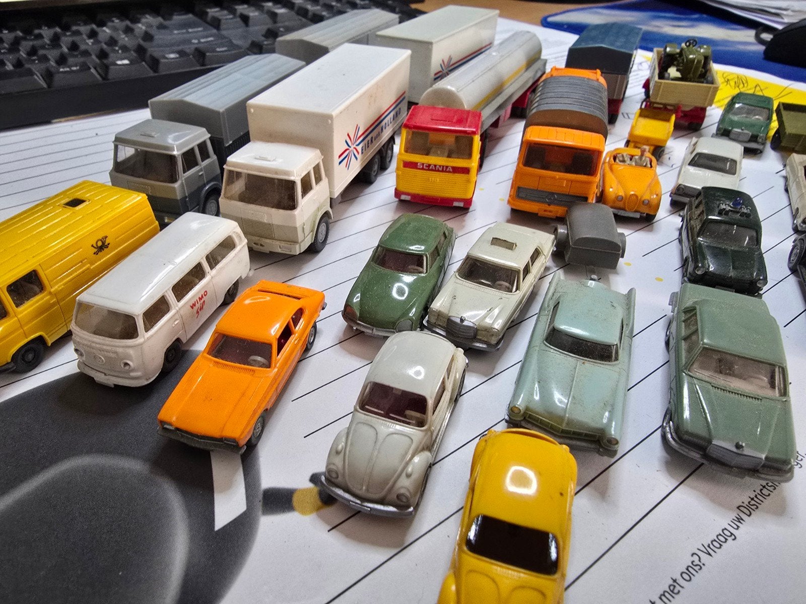 Model autos merk Wiking, Ophalen of Verzenden, Bus of Vrachtwagen, Wiking