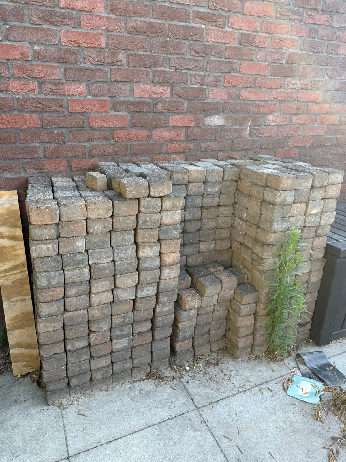 Tuin tegels, Tuin en Terras, Ophalen, Zo goed als nieuw, Beton, Terrastegels