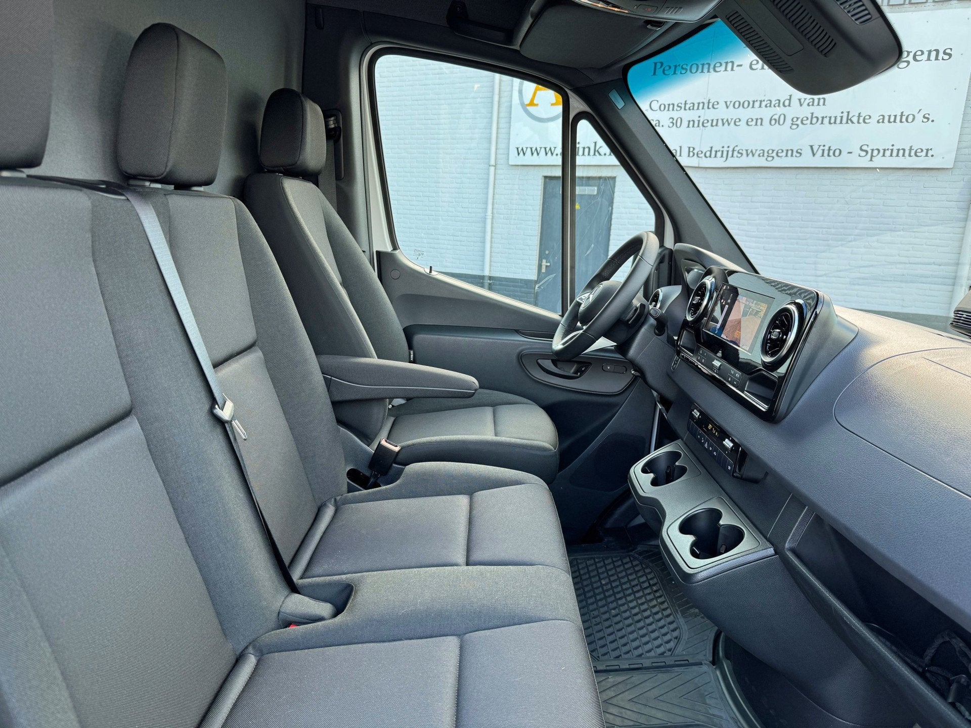 Mercedes-Benz Sprinter 319 Pro L4H2 BPM vrij 9G-Tronic Mbux, Automaat, Wit, Bedrijf, Diesel