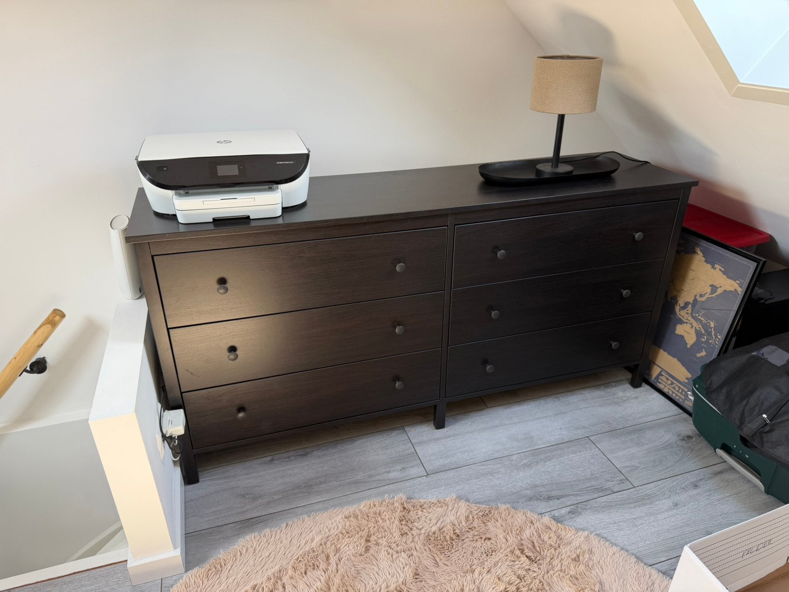 Ikea Koppang Ladekast Zwart, Huis en Inrichting, Ophalen, Minder dan 50 cm, Zo goed als nieuw, 75 cm of meer