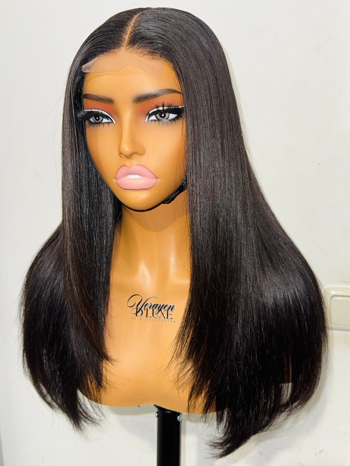 16 inch Bone Straight Pruik 100 % human Hair, Sieraden, Tassen en Uiterlijk, Uiterlijk | Haarverzorging, Ophalen of Verzenden