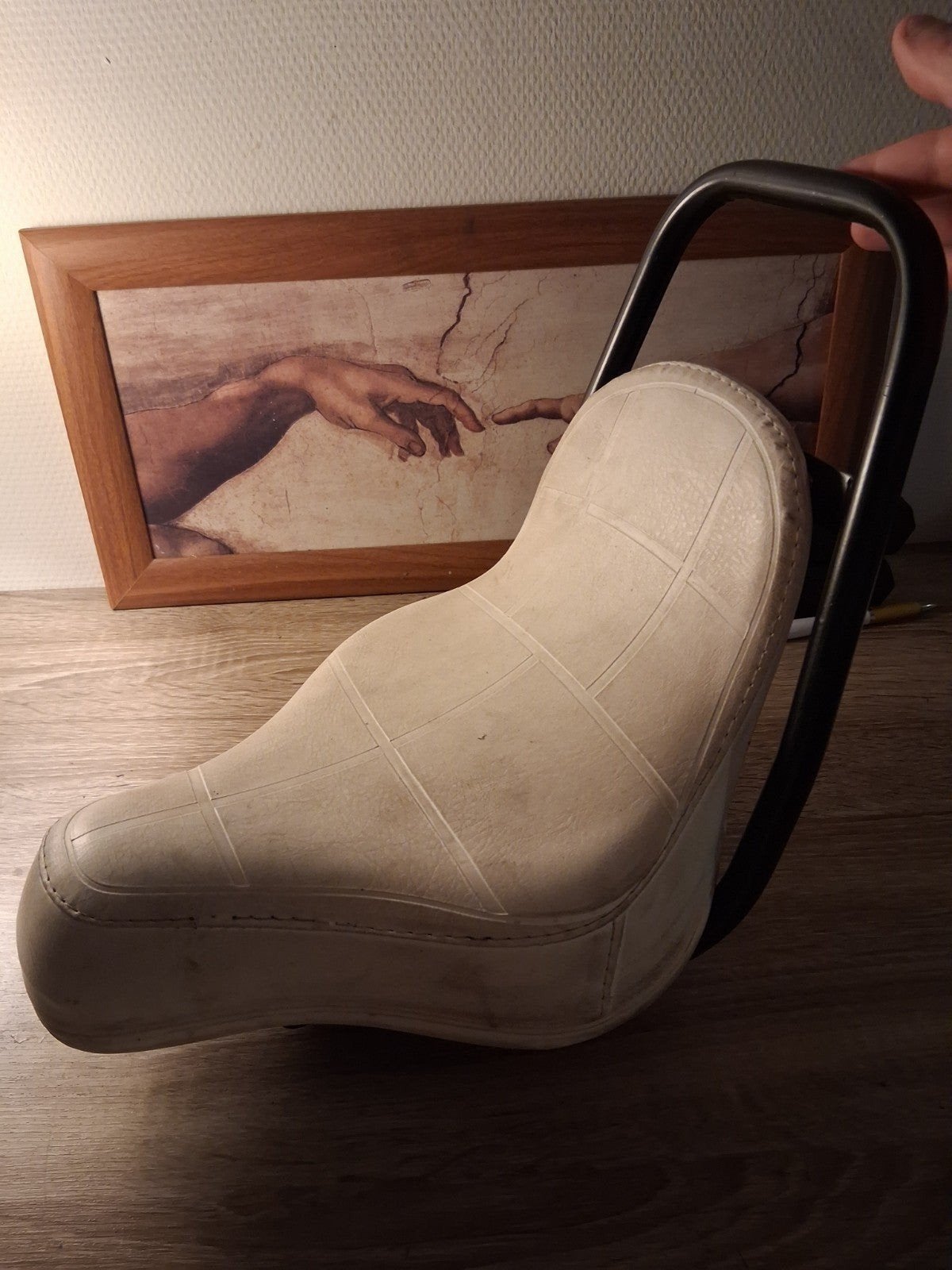 wit zadel puch maxi rider macho, Ophalen of Verzenden, Gebruikt, Zadel
