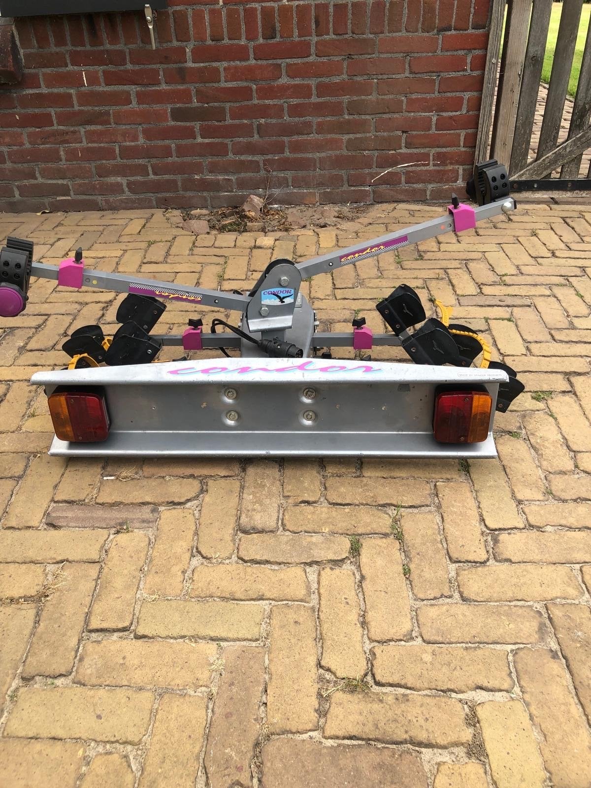 Condor trekhaak fietsendrager voor 2 fietsen, Ophalen, 2 fietsen, Gebruikt, Trekhaakdrager