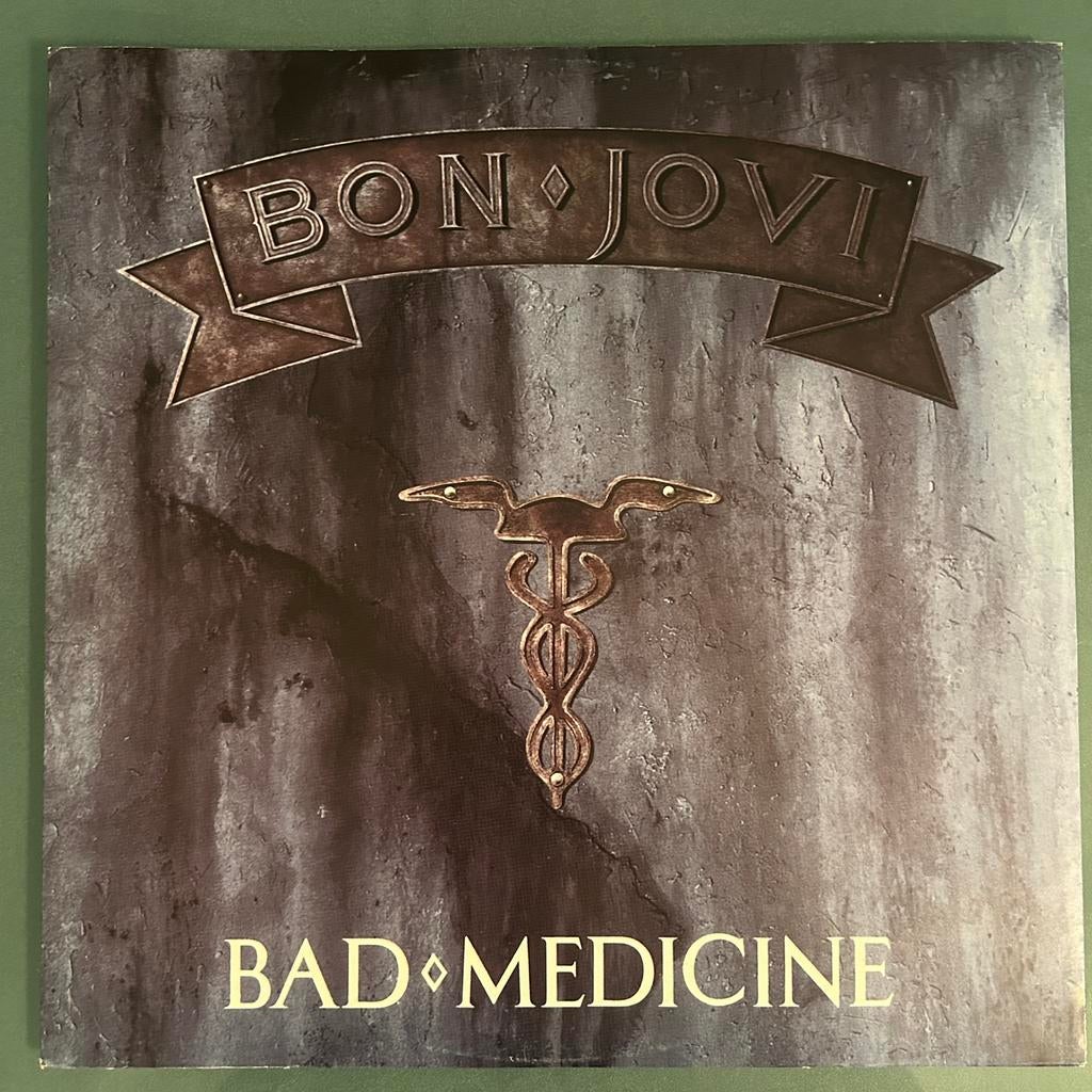 Bon Jovi - Bad Medicine, 12” Maxi Single, Cd's en Dvd's, Vinyl | Rock, Zo goed als nieuw, Poprock, 12 inch, Ophalen of Verzenden
