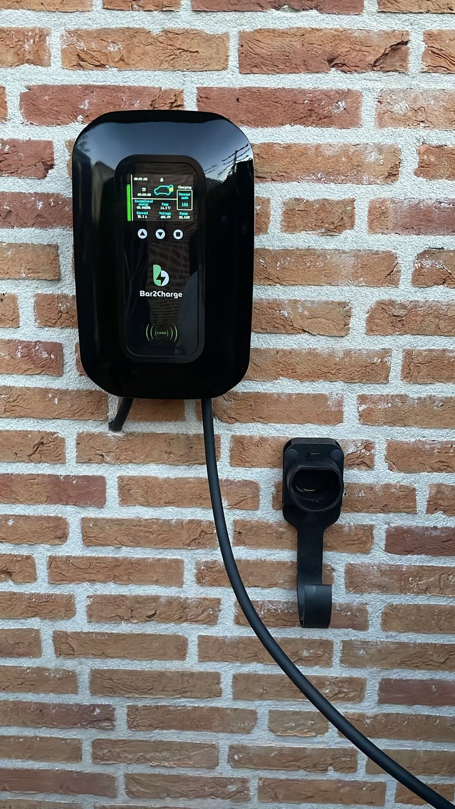 Bar2Charge 11kW Laadpaal met 8 meter Type 2 Kabel RFID & APP, Gebruikt, Info@bar2charge.eu, Laadpaal, Molenstraat 118 5701 KJ Helmond