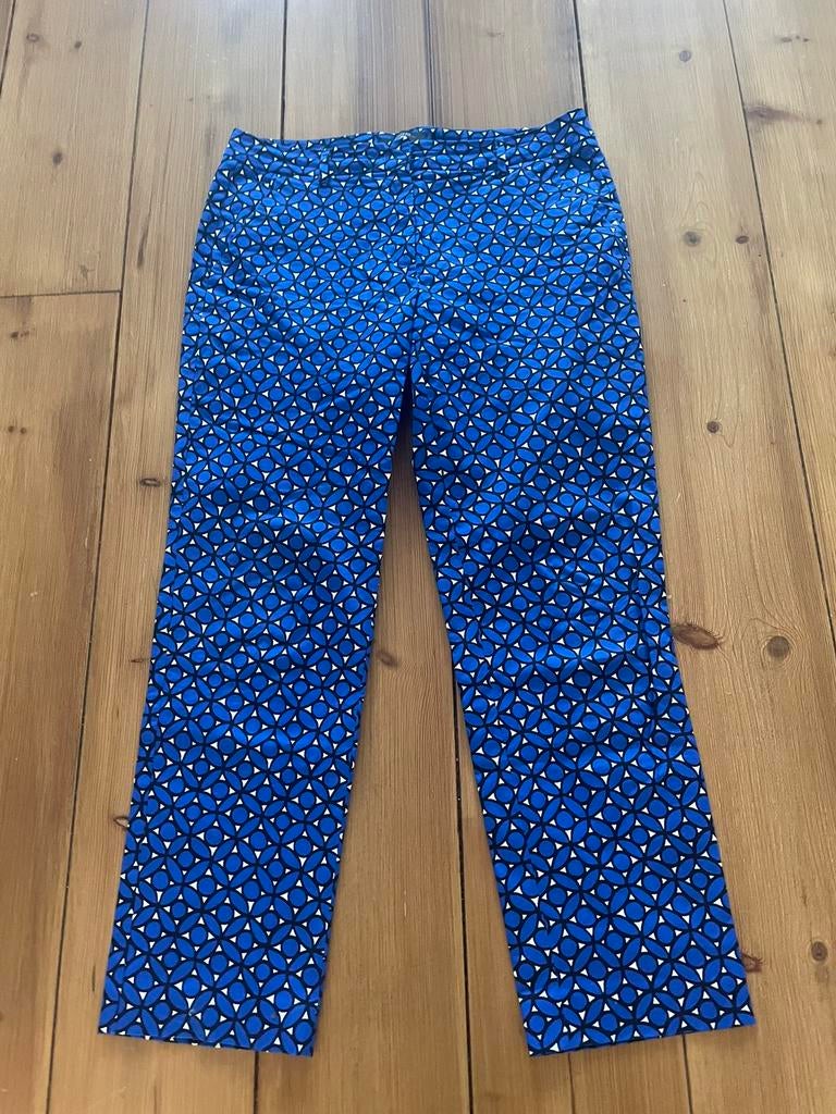 Leuke blauwe broek Weekend Max Mara, maat 42, Blauw, Maat 42/44 (L), Ophalen of Verzenden, Zo goed als nieuw