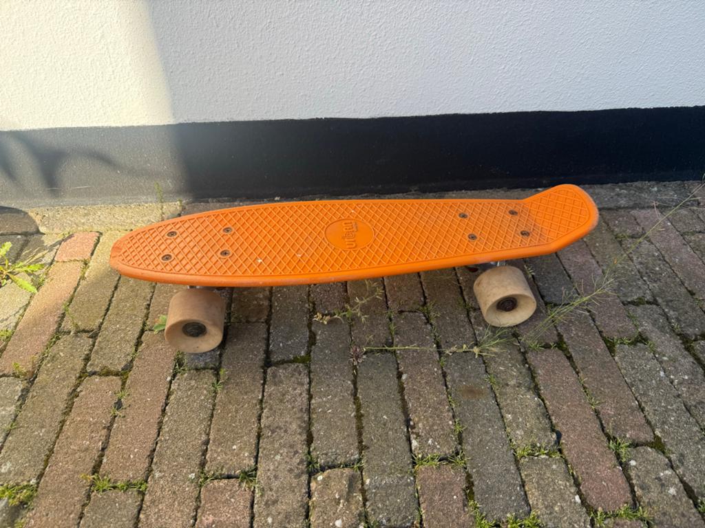 Oranje Penny Skateboard, Ophalen, Zo goed als nieuw, Skateboard