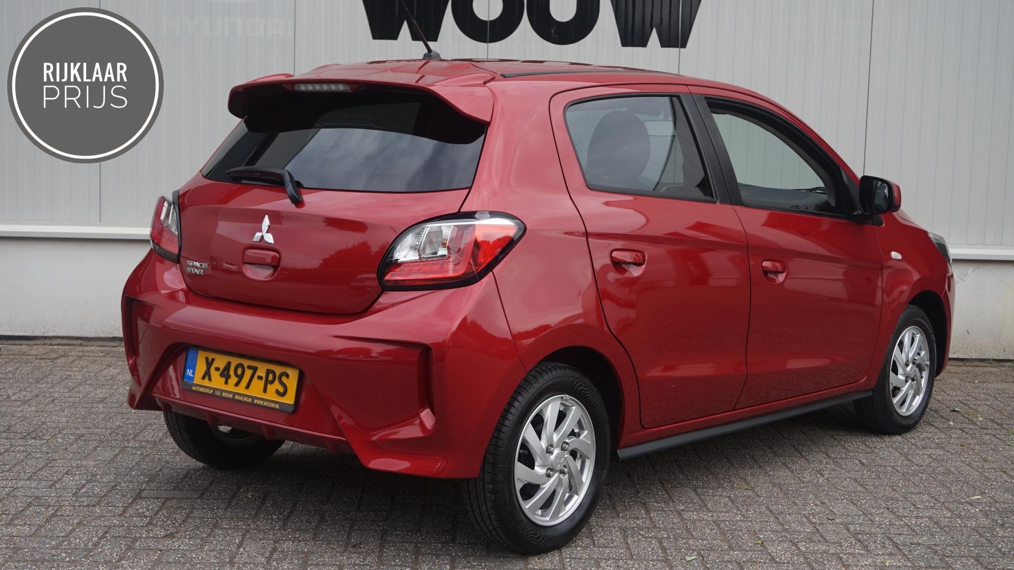 Mitsubishi Space Star 1.2 Dynamic Automaat | Dealeronderhoud, Stof, Gebruikt, Origineel Nederlands, Bedrijf