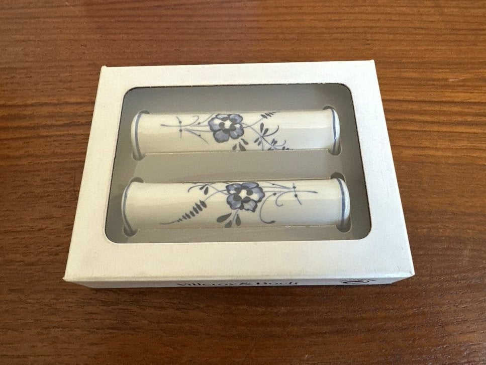7 x 2 Villeroy & Boch Vieux Luxembourg messenleggers, Ophalen, Klassiek, Nieuw, Porselein