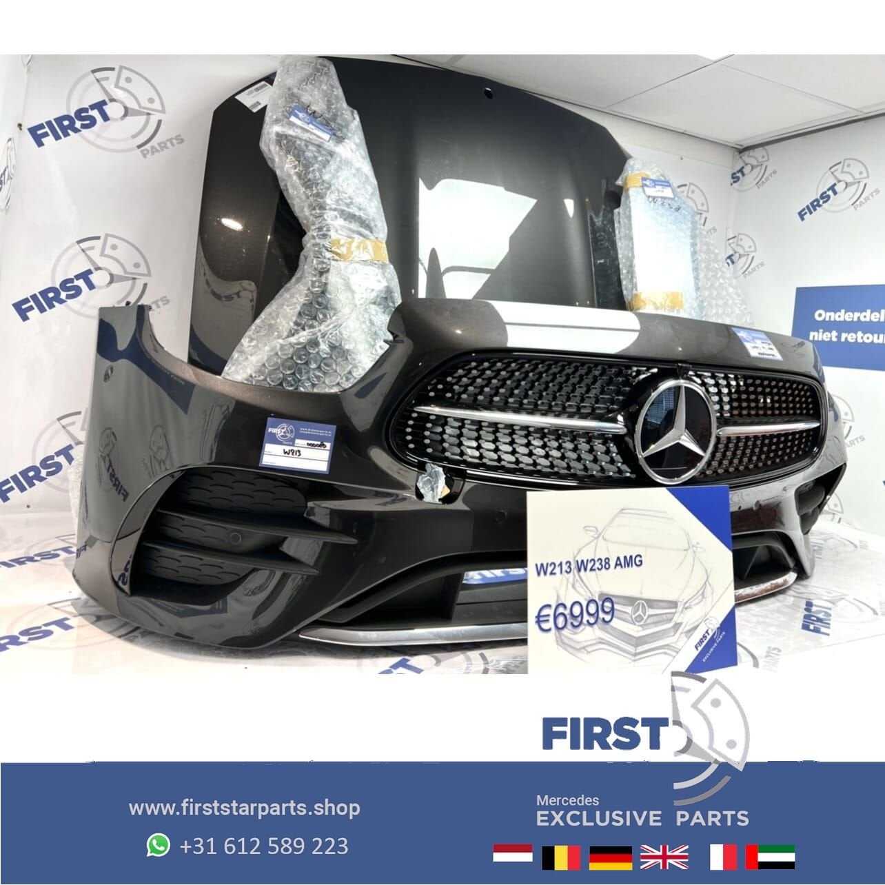 2022 W213 S213 W238 FACELIFT E53 AMG VOORKOP Mercedes E Klas, Gebruikt, -, Voor, Ophalen of Verzenden