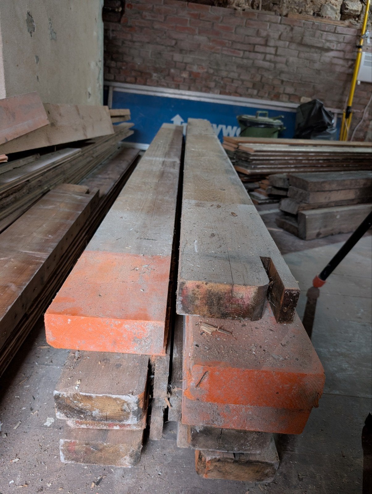 Balken, vloerbalken, Ophalen, Gebruikt, 250 tot 300 cm, 50 mm of meer