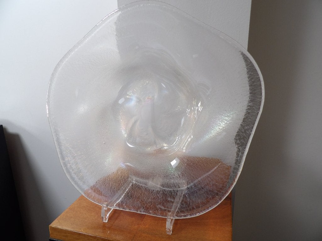 Art Deco Schaal Coquille Kristalunie, W. Rozendaal, Ophalen of Verzenden