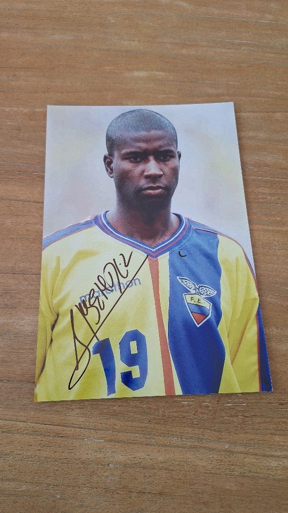 Foto 20x30cm met handtekening; Edison Mendez # PSV, Ophalen of Verzenden, Nieuw, PSV, Overige typen