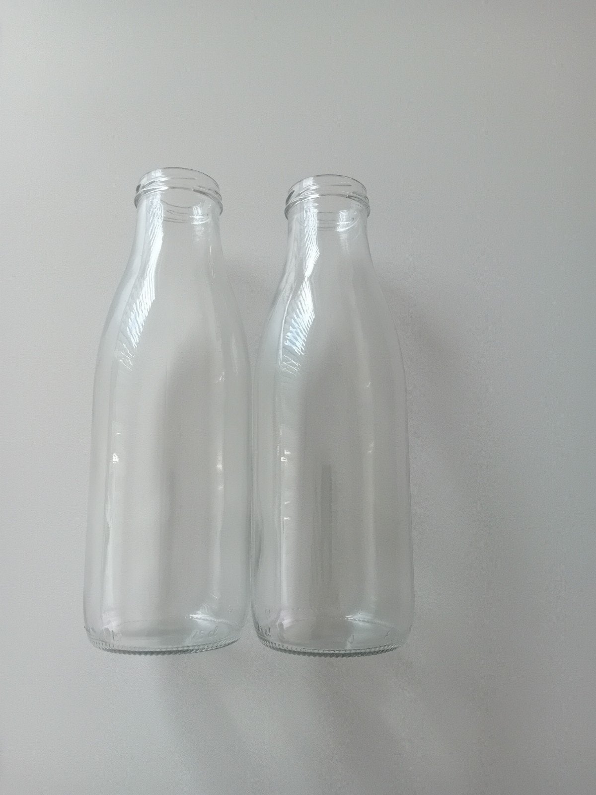 35 glazen flessen - 750 ml, Ophalen of Verzenden