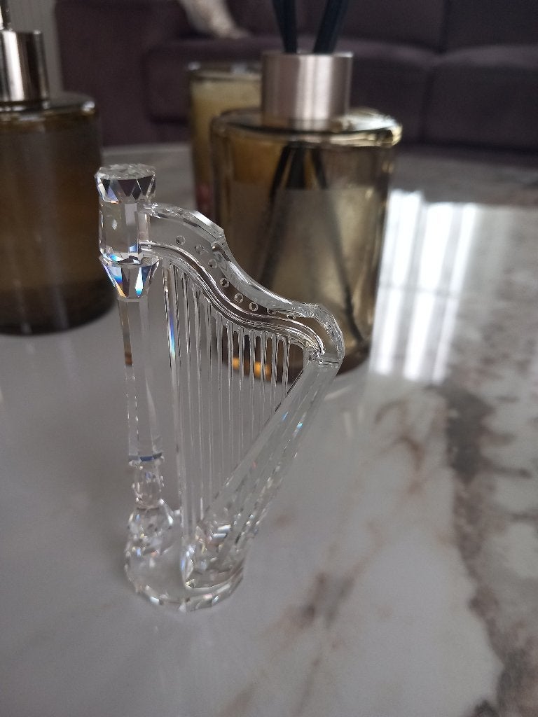 Swarovski harp met doos., Verzamelen, 9727AX, Ophalen of Verzenden, Zo goed als nieuw, Figuurtje