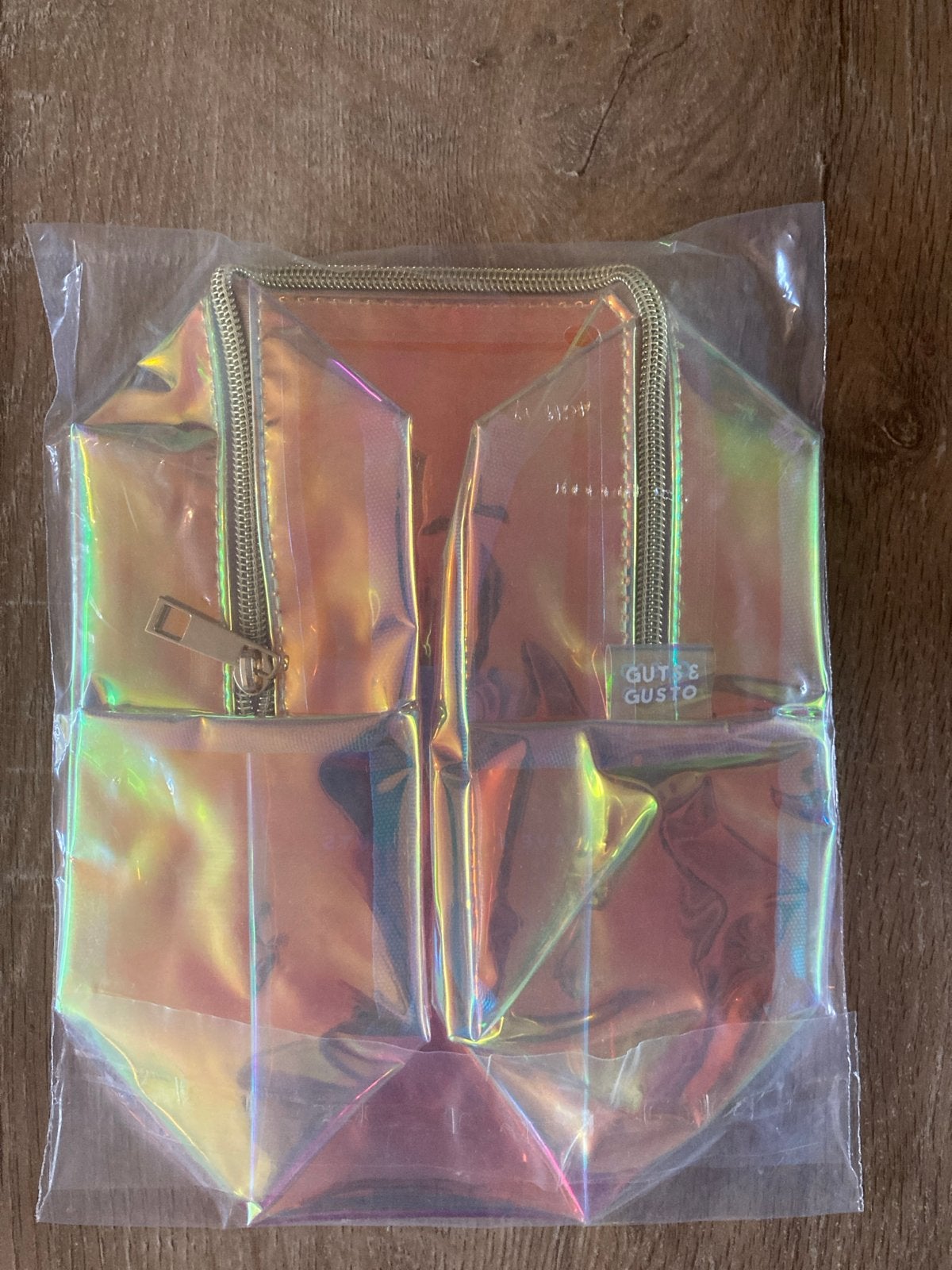 Nieuwe Guts & Gusto make-up tasje - Holografisch, Ophalen of Verzenden, Nieuw, Meerkleurig, Dame