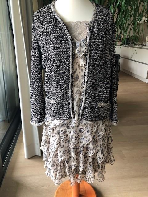 Marccain 3 delig set rok,top,jasje maat 5 (40/42), Overige typen, Verzenden, Maat 42/44 (L), Roze