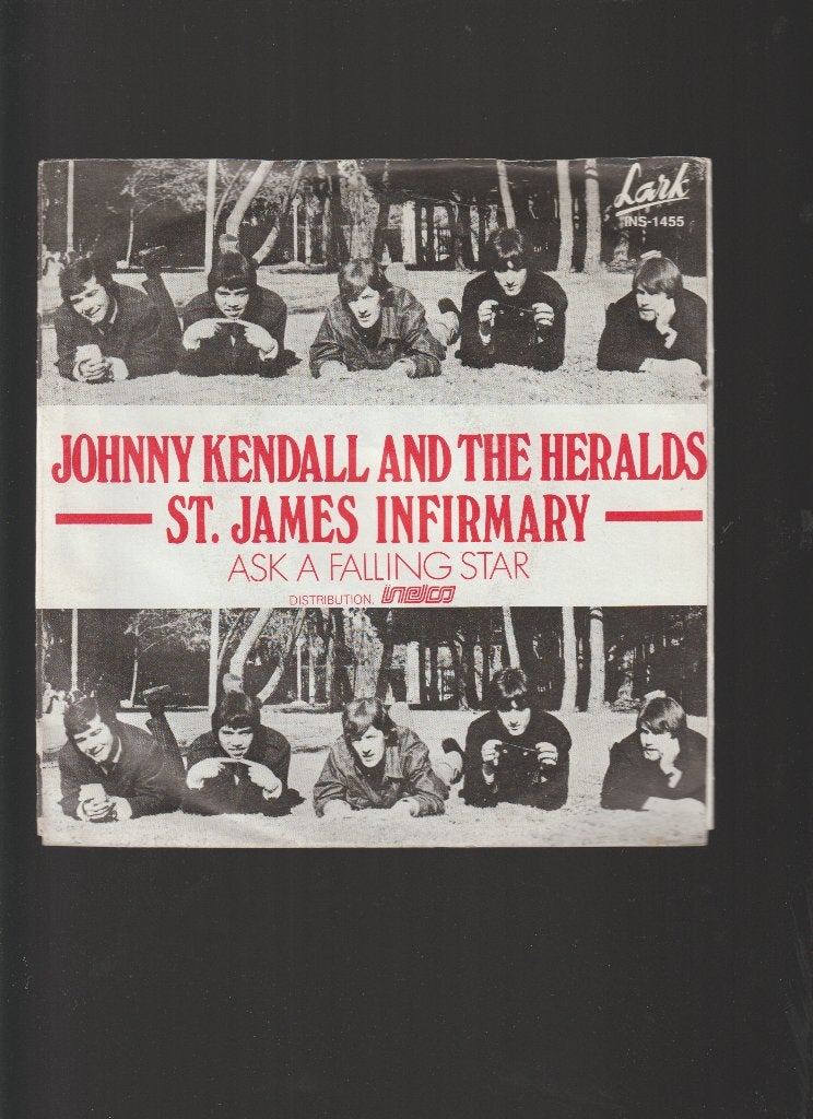 JOHNNY KENDALL  --  ST.  JAMES  INFIRMARY, 7 inch, Zo goed als nieuw, Pop, Fotohoes
