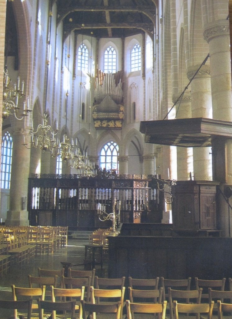 Grote kerk van Naarden - interieur - nieuw, Verzenden, 1980 tot heden, Ongelopen, Noord-Holland