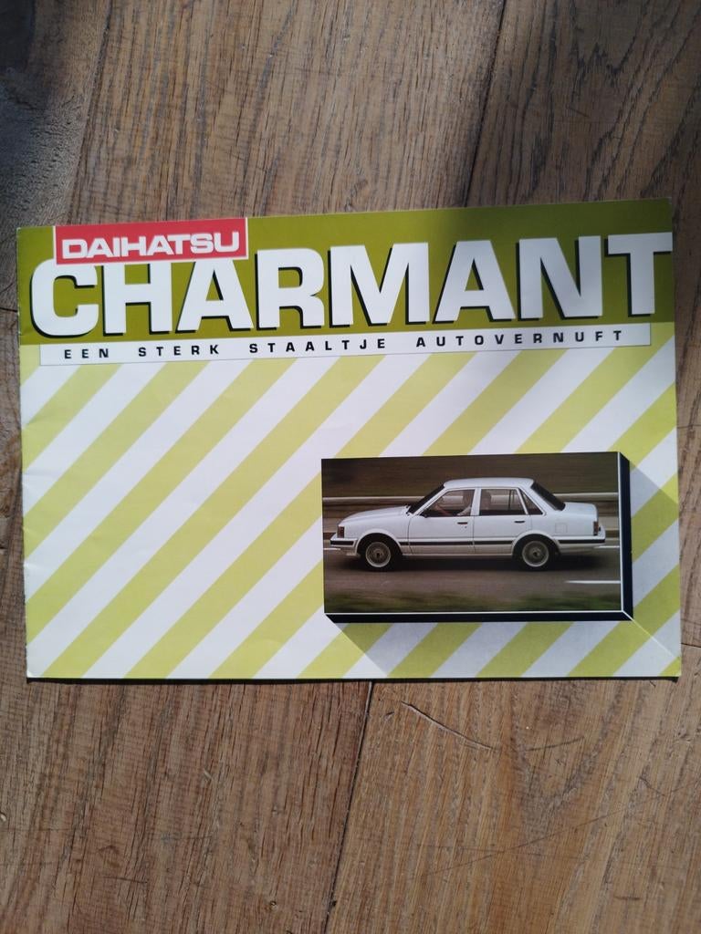Daihatsu Charmant folder uit 1985, Ophalen of Verzenden, Zo goed als nieuw, Daihatsu