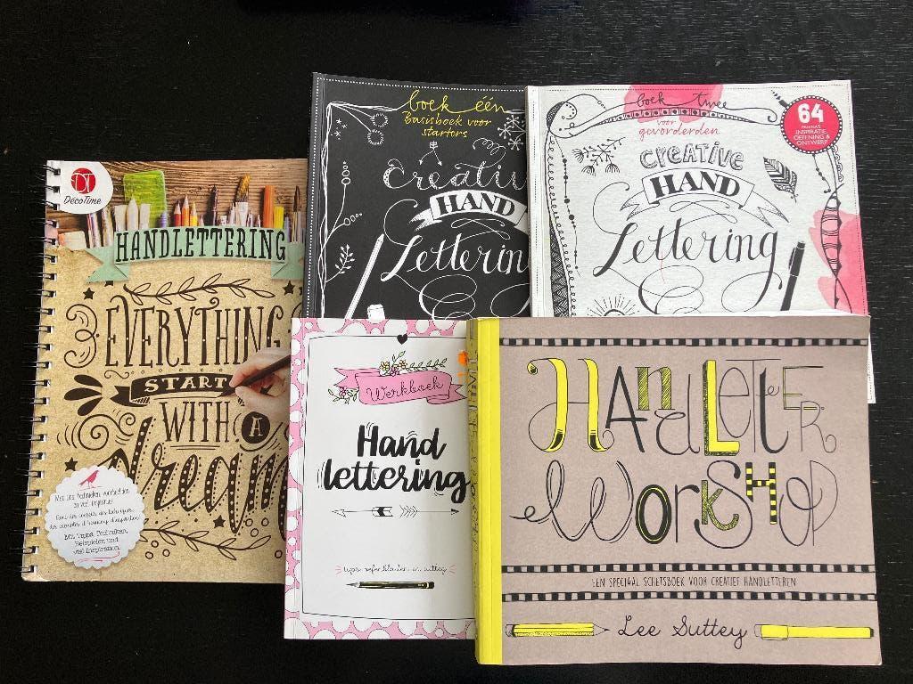 Handlettering boeken, Boeken, Verzenden, Zo goed als nieuw, Overige onderwerpen