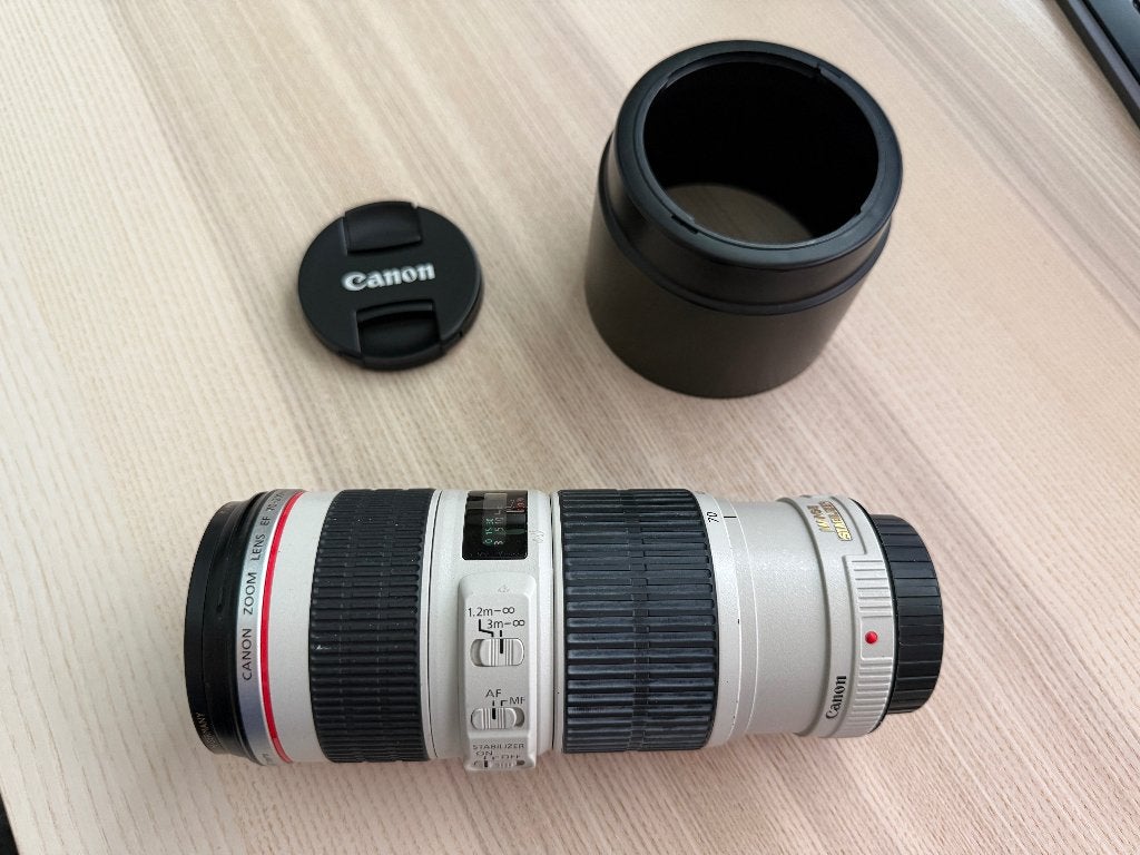 Canon EF 70-200mm F4.0 IS L USM, Gebruikt, Canon, Macrofunctie, Canon EF