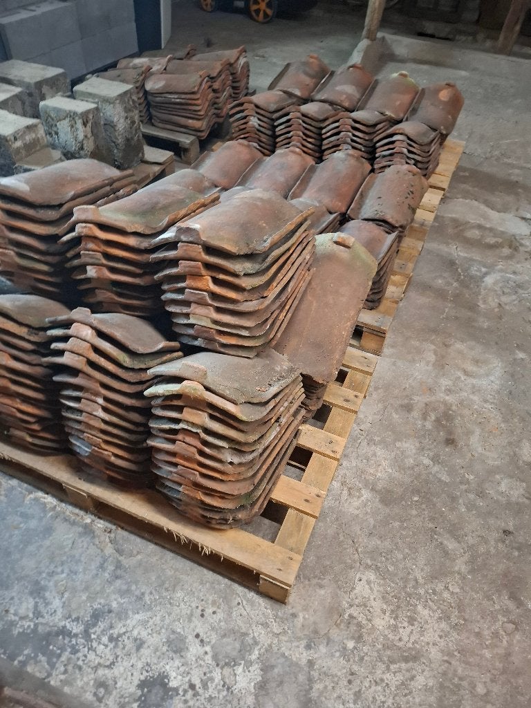 Oud-Hollandse holle dakpannen, Ophalen, Gebruikt, Steen of Klei, 15 m² of meer