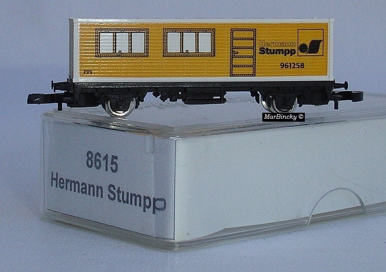 Märklin Z 8615 Hermann Stummp Schaftkeet als Containerwagen!, Gelijkstroom, Ophalen of Verzenden, Märklin, Nieuw