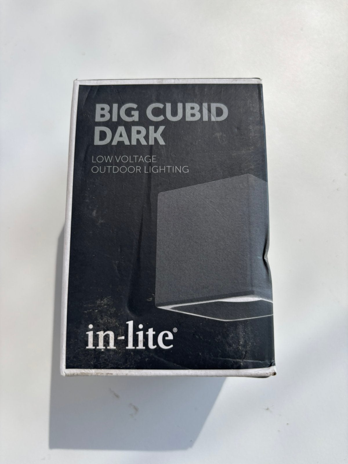 In-Lite - BIG CUBID DARK  €80 - WEDGE ROSE SILVER €75, Minder dan 50 watt, Wandlamp, Ophalen of Verzenden, Netvoeding