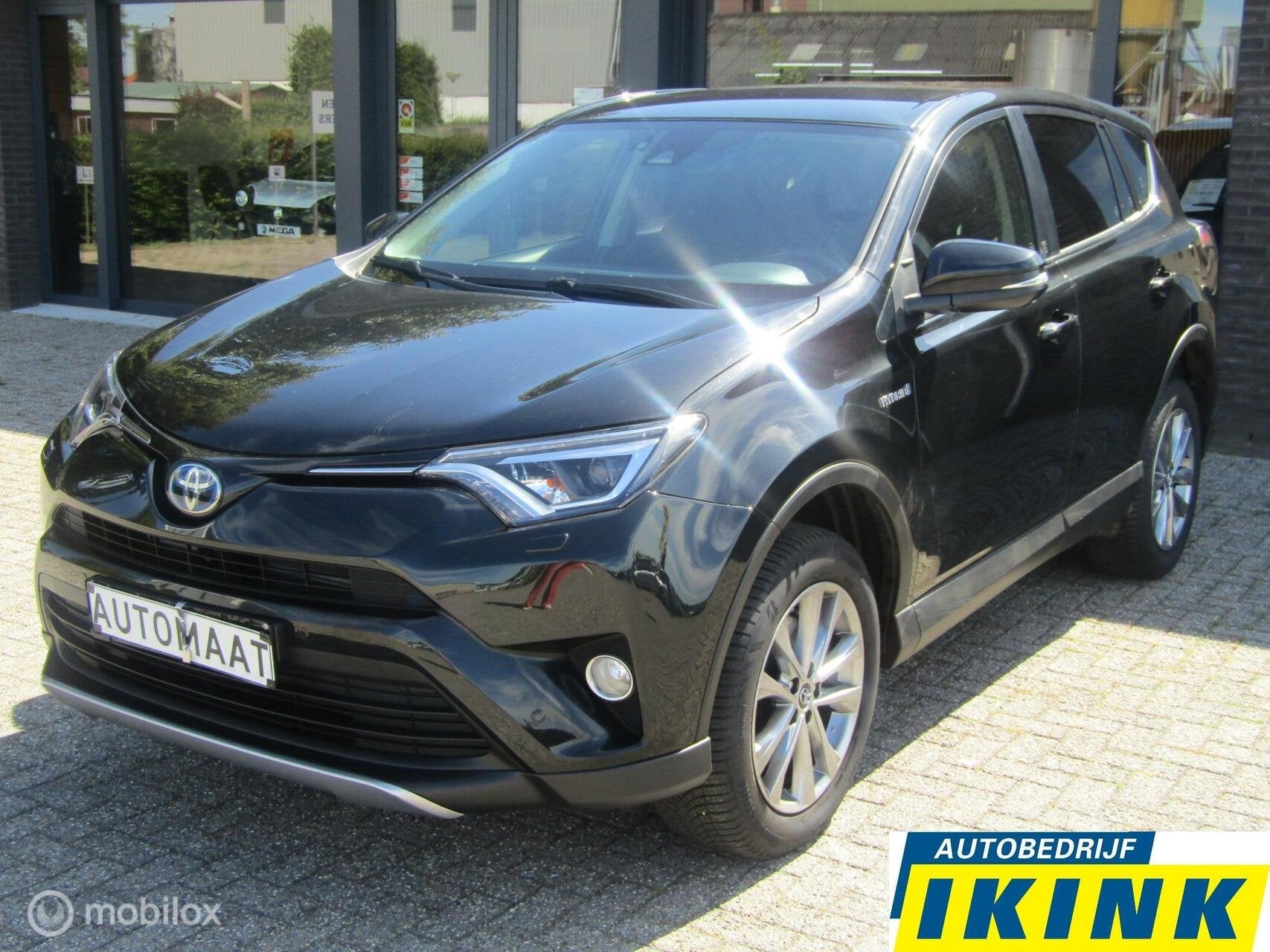 Toyota RAV4 2.5 Hybrid Business Plus | Camera, Stoelverwarmi, Stof, Gebruikt, Met garantie (alle), Zwart