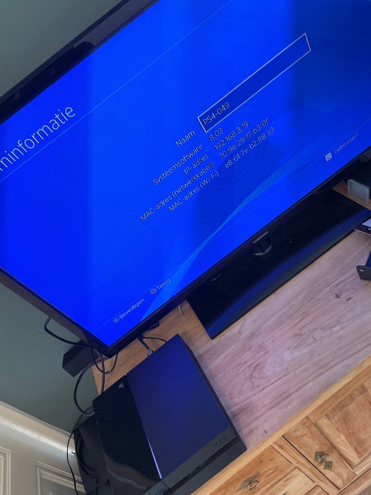 PlayStation 4 cuh-1116a 500gb fw 8.03, Ophalen of Verzenden, Zonder controller, Original, 500 GB