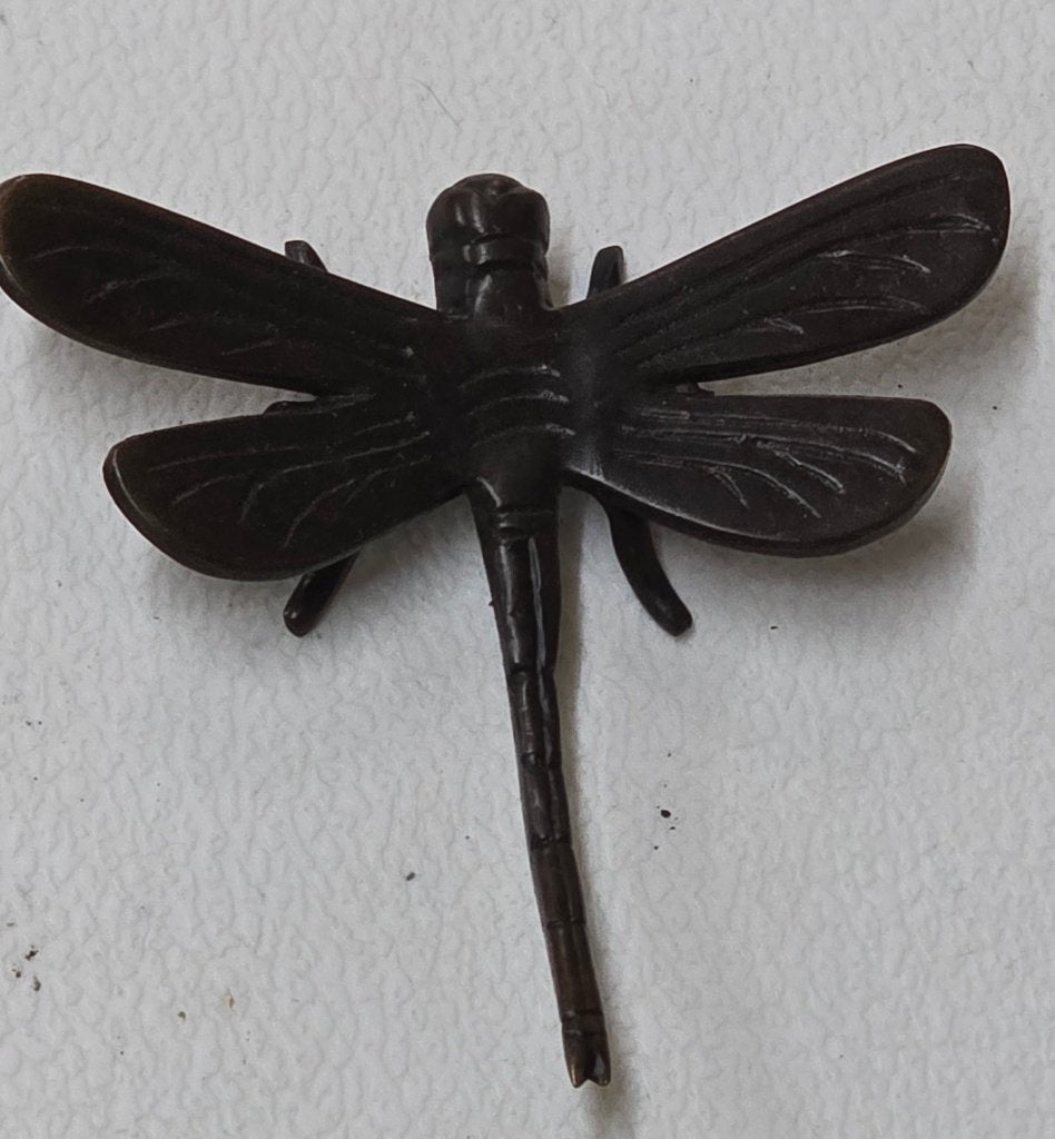 LIBELLE / BRONZEN BEELDJE, Ophalen of Verzenden, Nieuw, Beeldje of Figuurtje