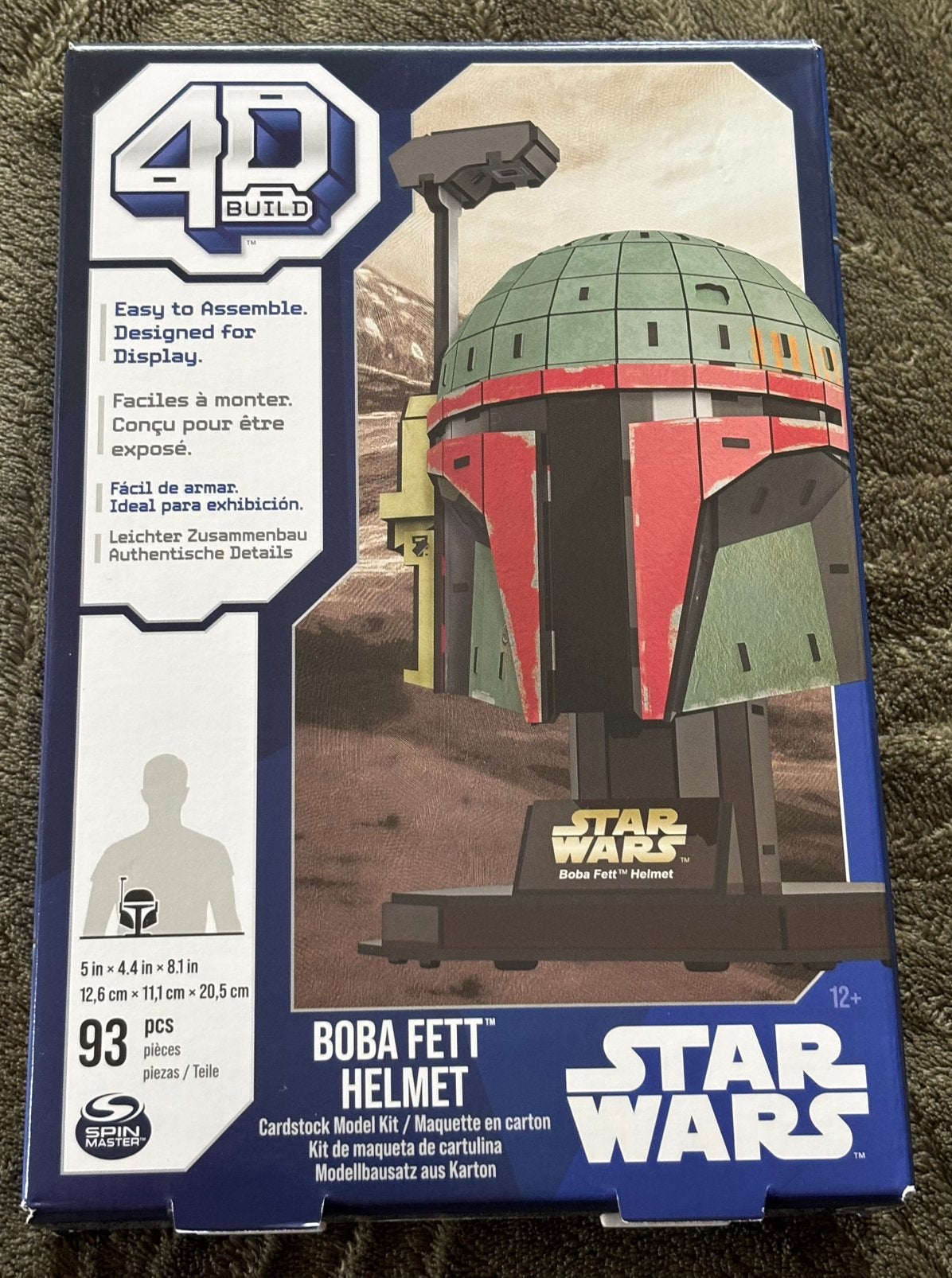 Star Wars 4D Build: Boba Fett Helmet. Nieuw!, Verzamelen, Ophalen of Verzenden, Nieuw, Beeldje of Buste