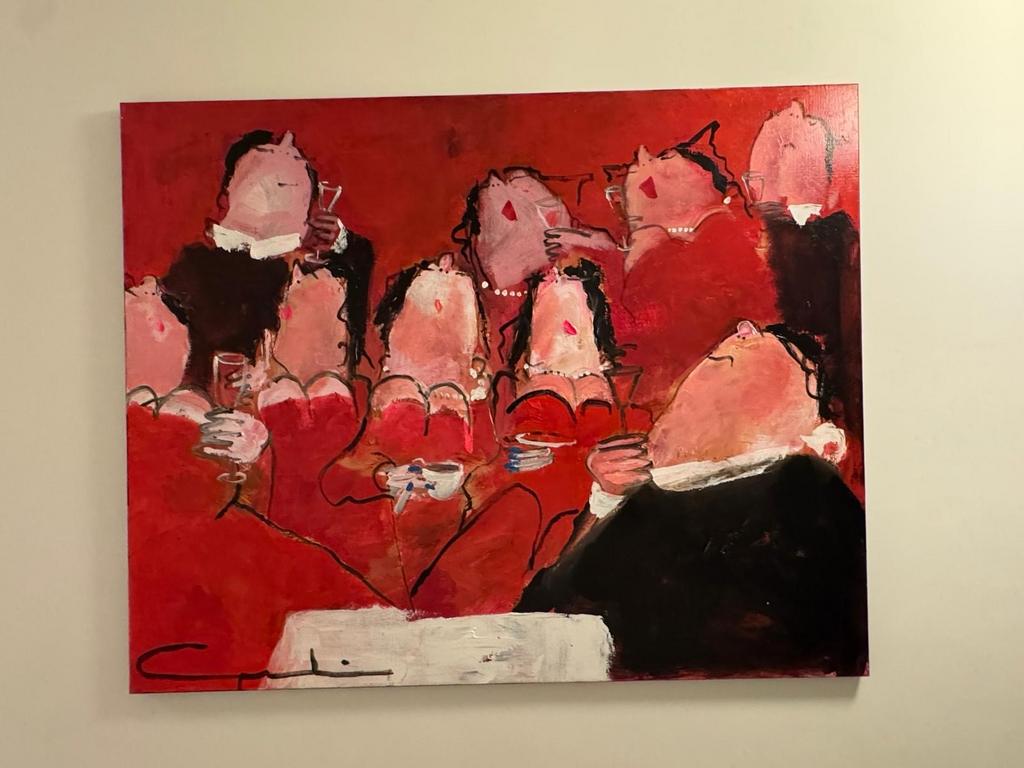 Gerdine Duijsens Schilderij - 150x180 cm - Zeer Goede Staat, Ophalen of Verzenden