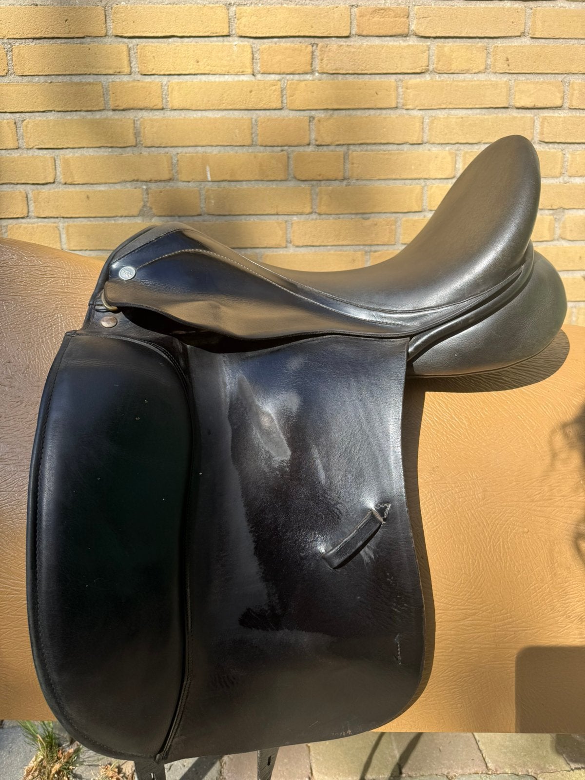BR dressuur zadel 16,5 inch kort kussen (gratis pasconsult), Dieren en Toebehoren, Gebruikt, Zeeasterweg, Ophalen of Verzenden