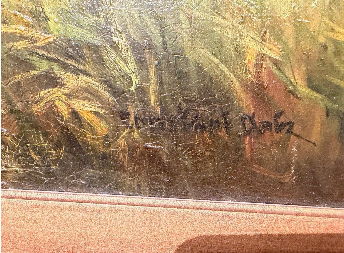 Constant Artz - Eendenfamilie aan de waterkant, Antiek en Kunst, Kunst | Schilderijen | Klassiek, Ophalen, Realistisch, Dieren