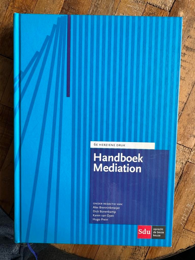 Handboek Mediation - 6e herziene druk, Boeken, Studieboeken en Cursussen, Ophalen of Verzenden, Gamma, Nieuw, HBO