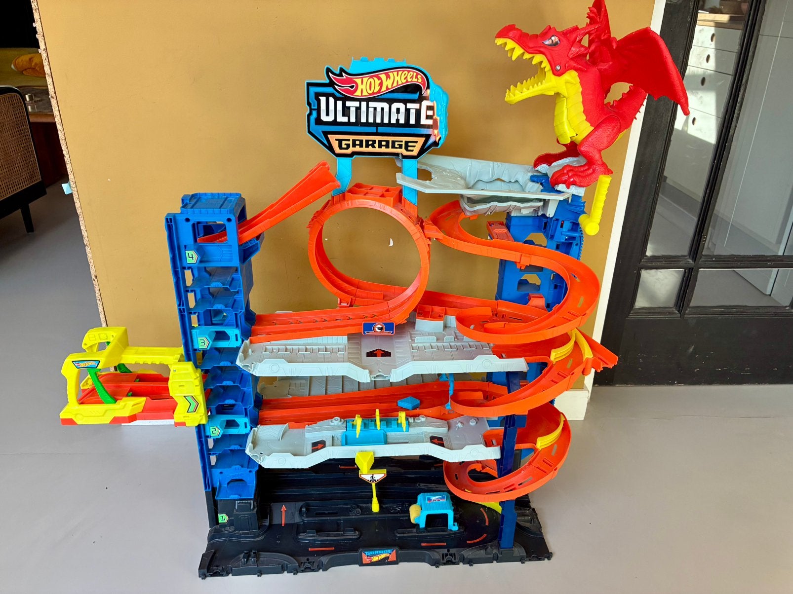 Hotweels Ultimate Garage, Ophalen, Zo goed als nieuw, Handmatig, Hot Wheels
