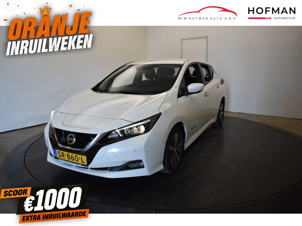 Nissan Leaf Acenta 40 kWh € 7250,- Netto exportprijs excl, Auto's, Nissan, Gebruikt, 150 pk, Wit, Origineel Nederlands