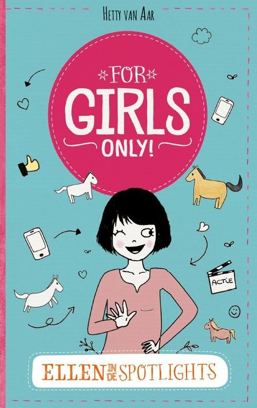 For Girls Only! - Ellen in de Spotlights - Hetty van Aar, Boeken, Verzenden, Zo goed als nieuw