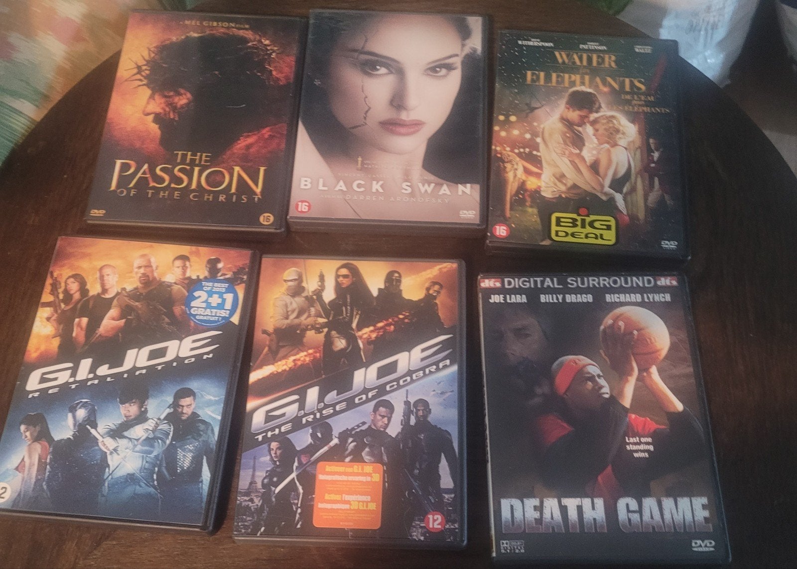 Diverse dvd's: The Passion, Black Swan, G.I. Joe en meer, Ophalen, Nederlands, Vanaf 12 jaar, Inclusief doosje
