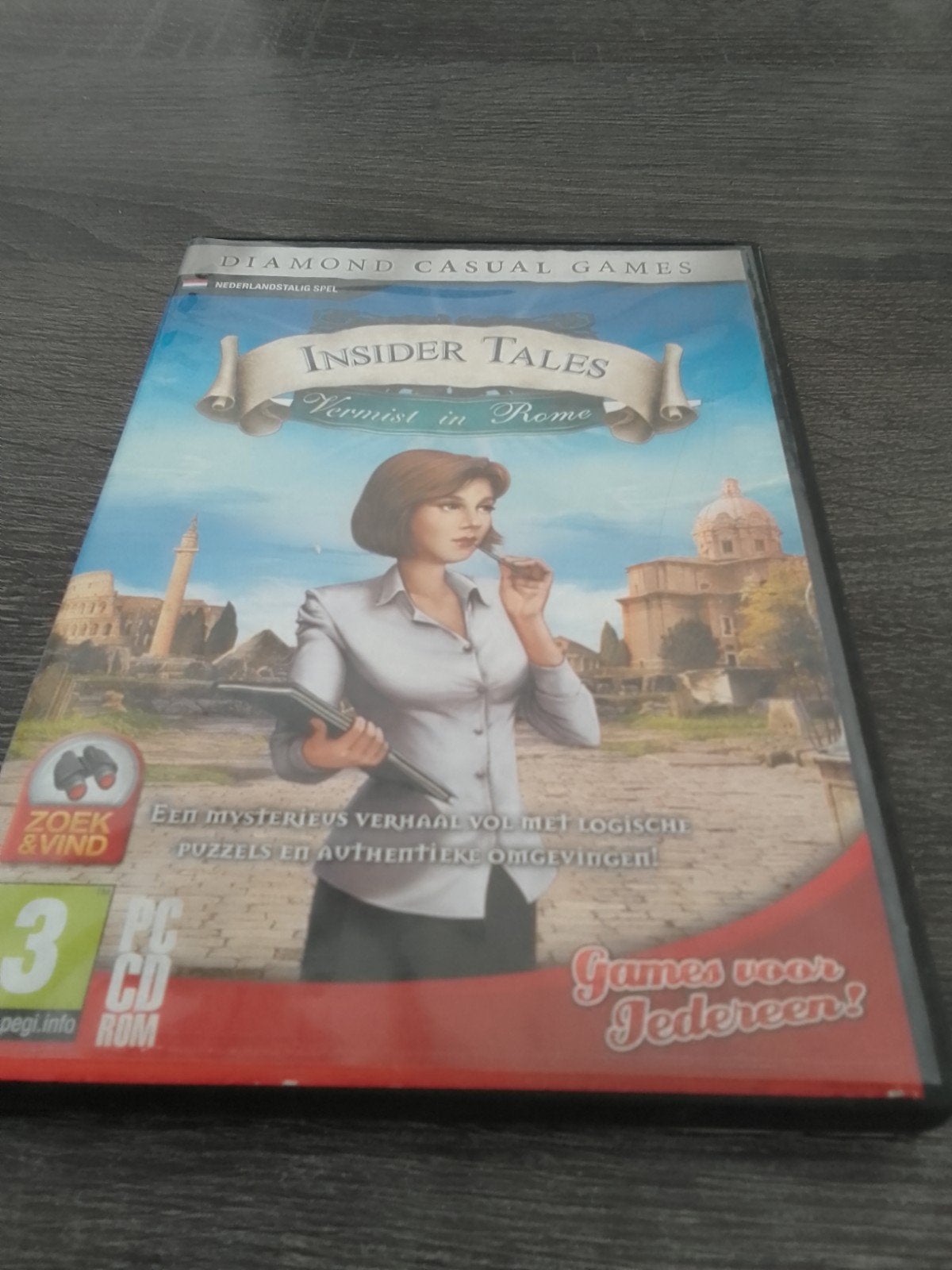 Insider Tales: Vermist in Rome - PC CD-ROM Spel, Ophalen, Puzzel en Educatief, Gebruikt, 1 speler