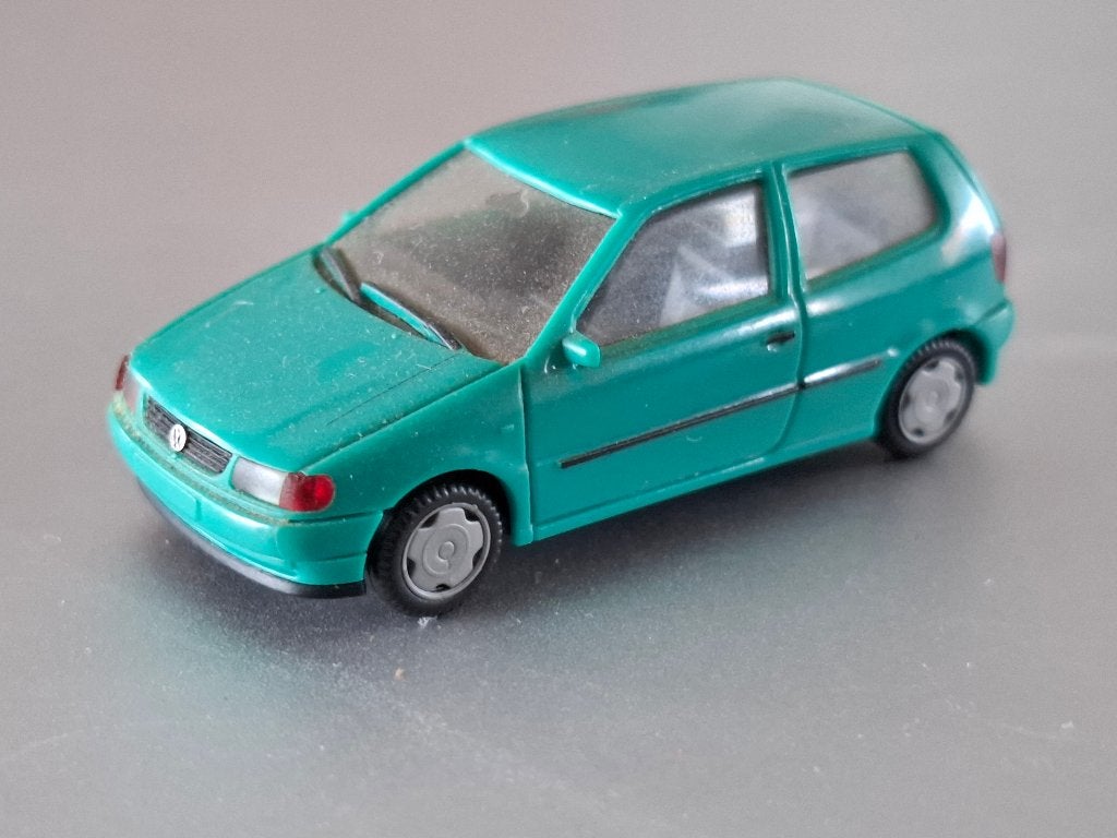 1:87 Volkswagen VW Polo 6n groen Herpa € 5, Verzenden, Zo goed als nieuw, Auto, Herpa