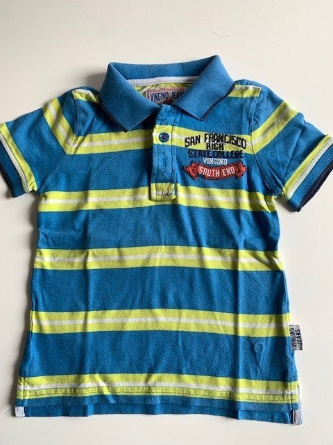 Polo shirt van Vingino style Conrad , maat 104 zgan (A75), Ophalen of Verzenden, Zo goed als nieuw, Vingino, Shirt of Longsleeve
