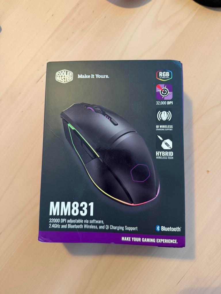 NIEUW Bluetooth muis 32000 DPI, Rechtshandig, Muis, Gaming muis, Nieuw