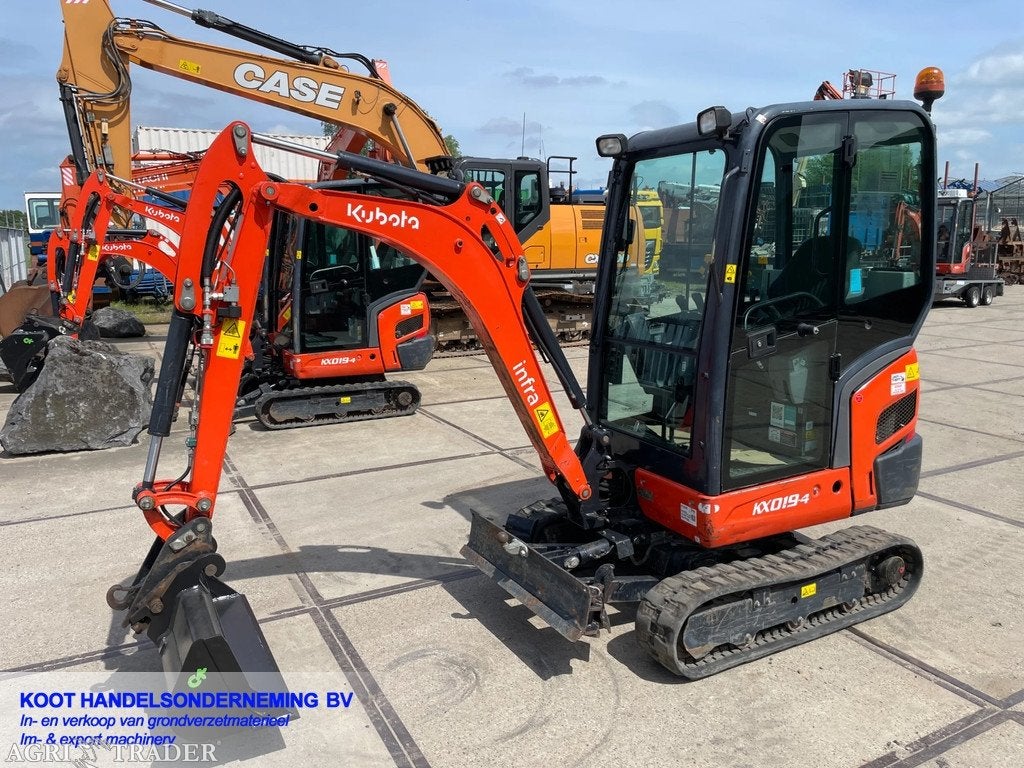 Kubota KX 019-4 1280 uur!, Zakelijke goederen, Machines en Bouw | Kranen en Graafmachines, Niet opgegeven, -, Niet opgegeven, Graafmachine