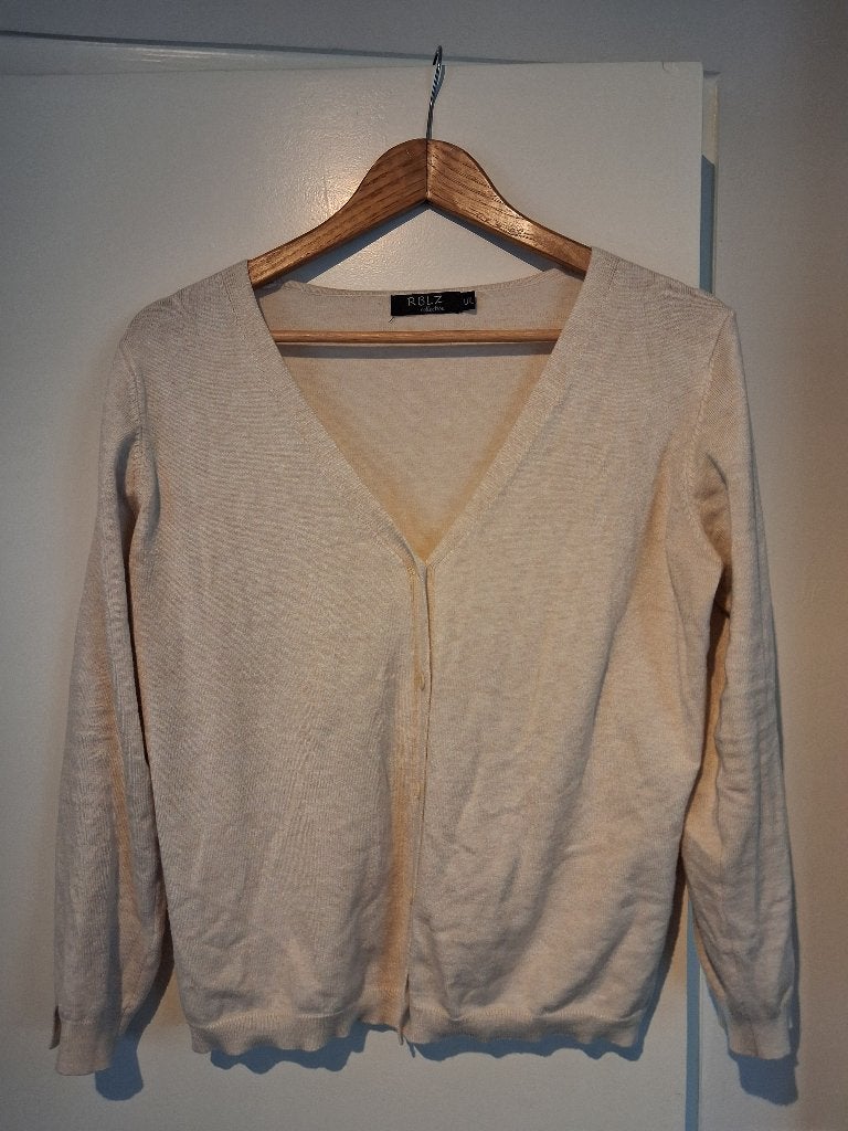 RBLZ Rebelz beige vest maat 42 one size L / XL, Beige, Maat 42/44 (L), Ophalen of Verzenden, Zo goed als nieuw