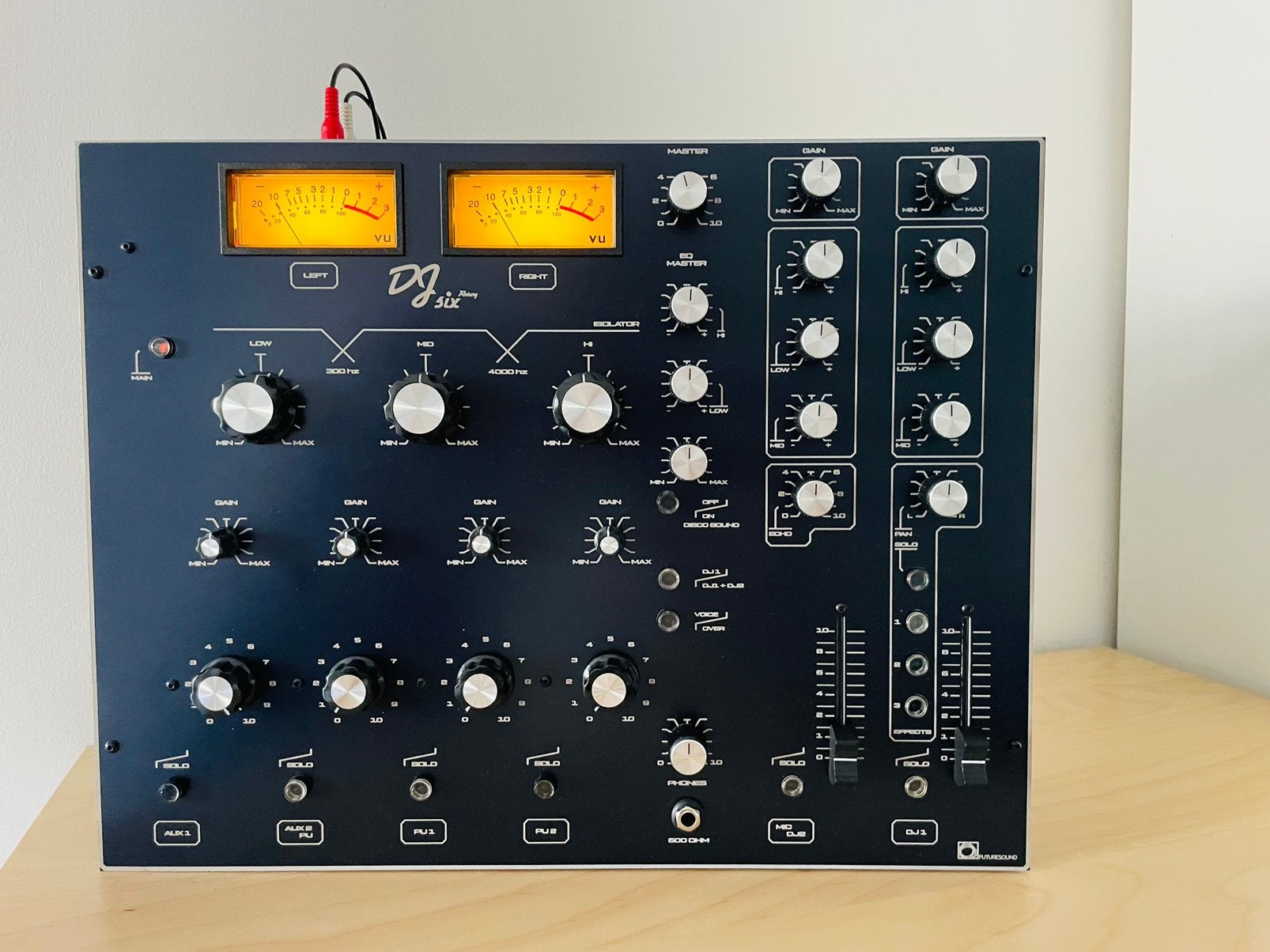 Freevox DJ Six Rotary Mixer, Ophalen of Verzenden, Zo goed als nieuw